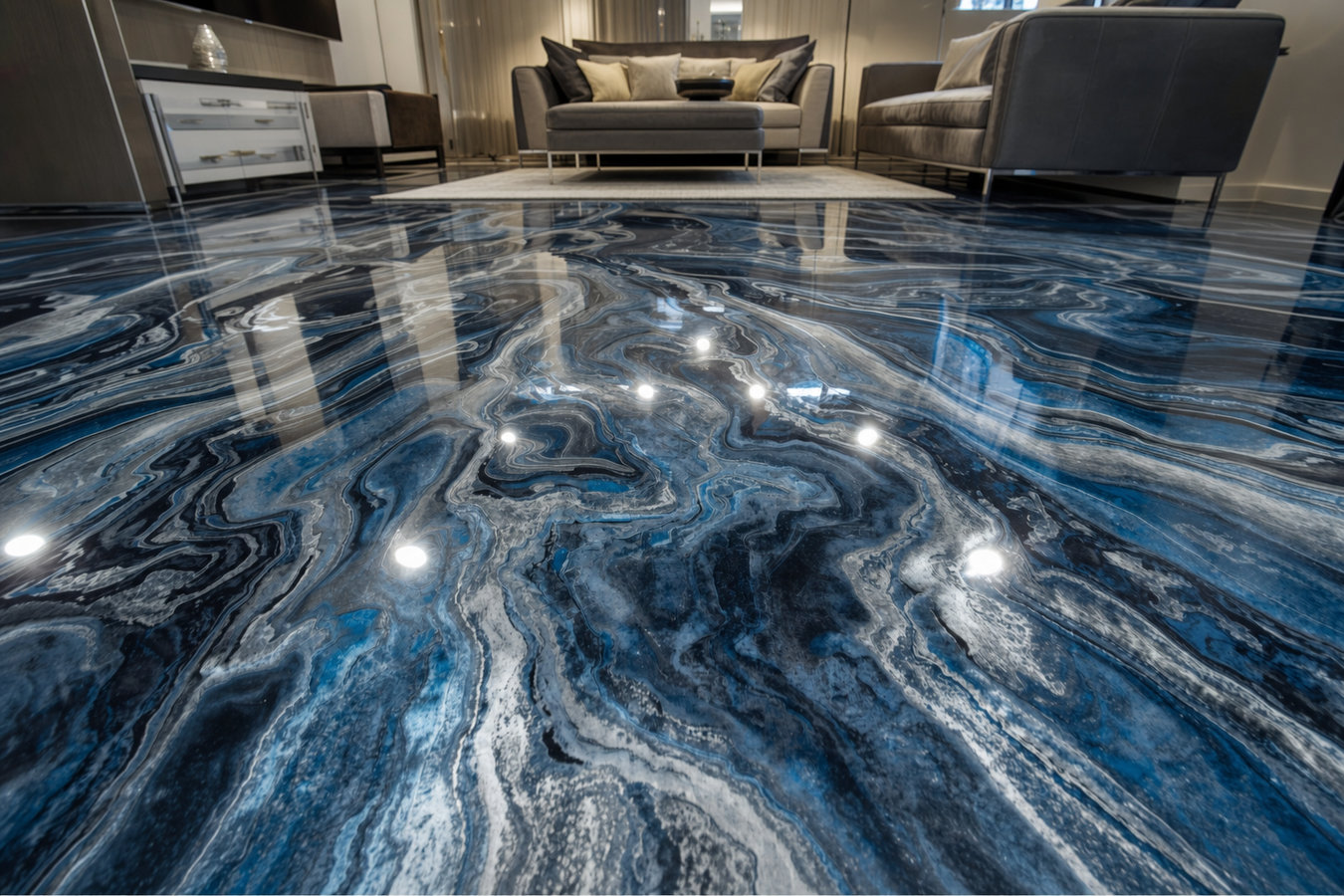 Metallic Epoxy Flooring in El Cajon, CA